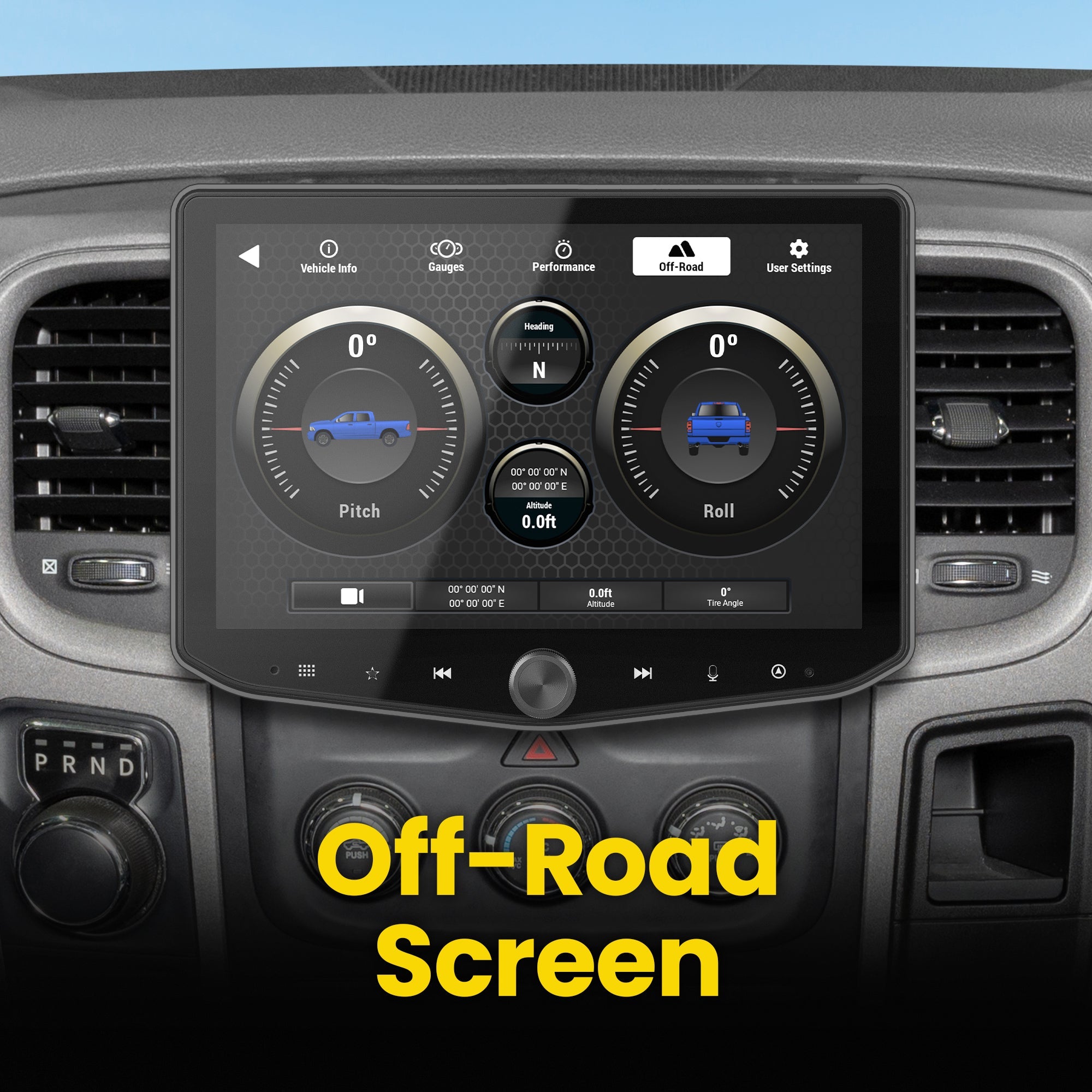 HORIZON10 RAM Truck (2013 - 2018) 10" Fully Integrated Radio Kit | Plug - & - Play