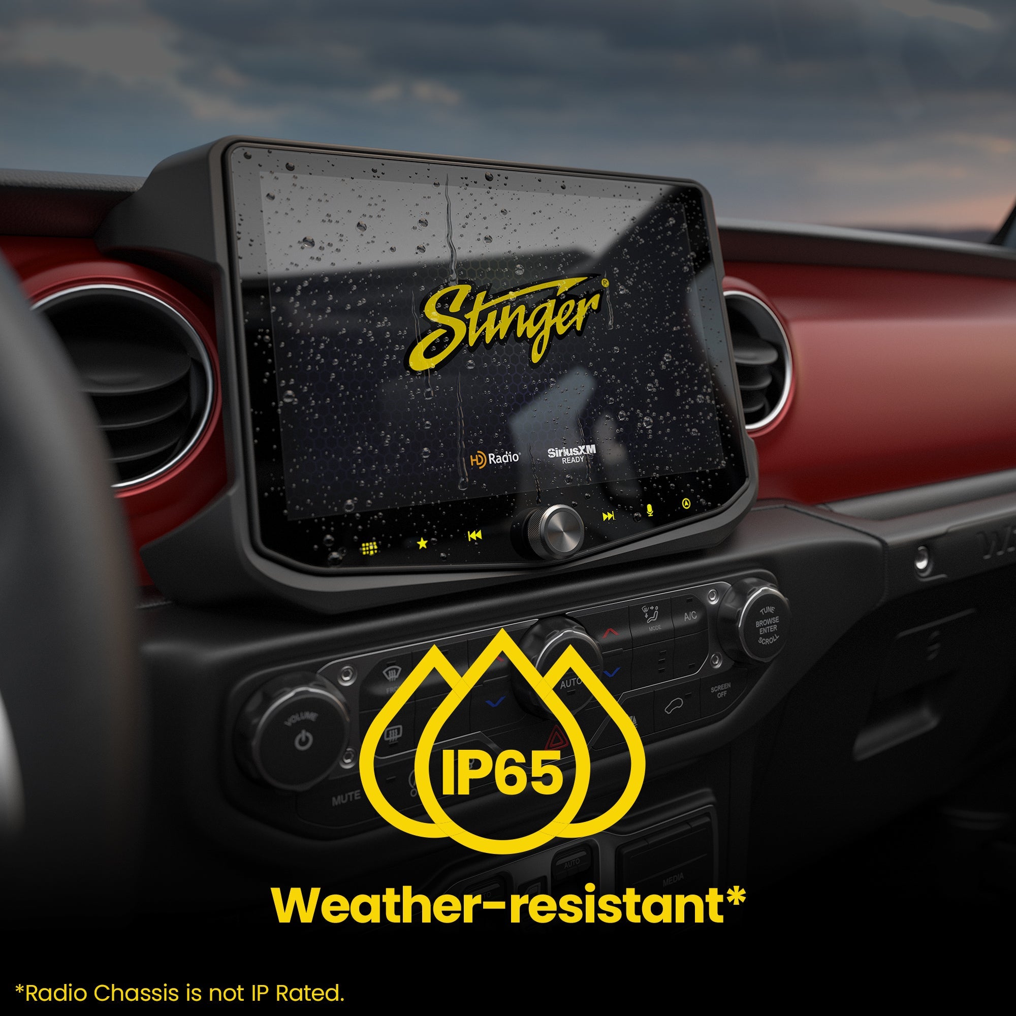 Jeep Wrangler JL (2018 - 2023)/Gladiator JT (2020 - 2023) HORIZON10 10" Radio Fully Integrated Kit | Displays Vehicle Information and Off - Road Mode