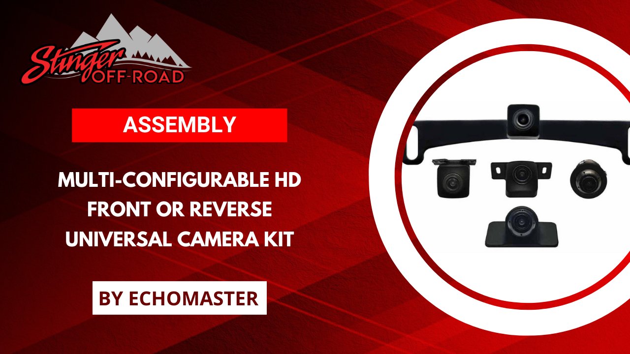 Multi-Configurable HD Universal Camera Kit (Front, Side, or Reverse)