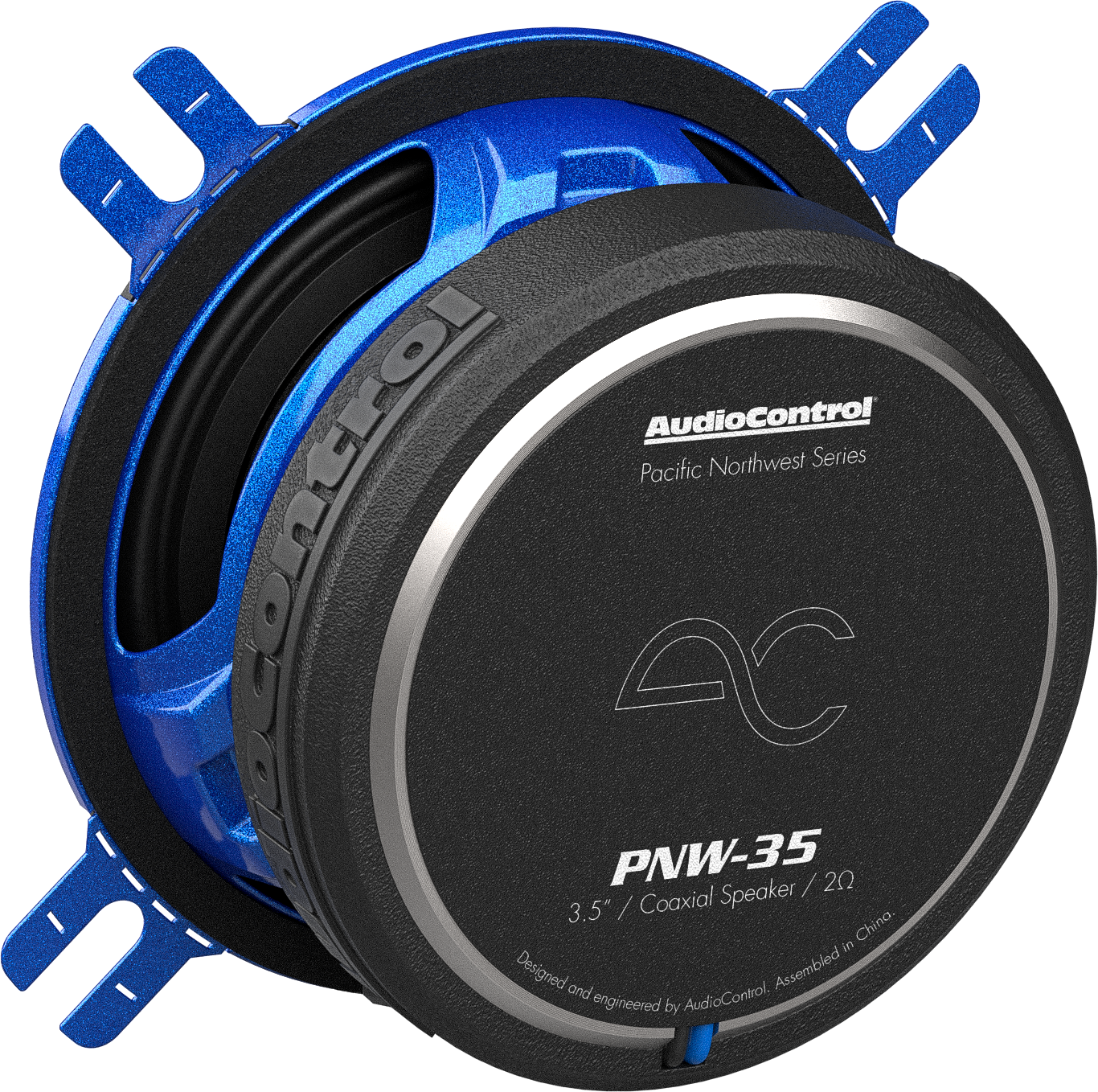 AudioControl PNW Series Car Speakers, 3.5" Coaxial High-Fidelity, 25 Watt RMS/50 Watt Max, 2 Ohm (Pair)