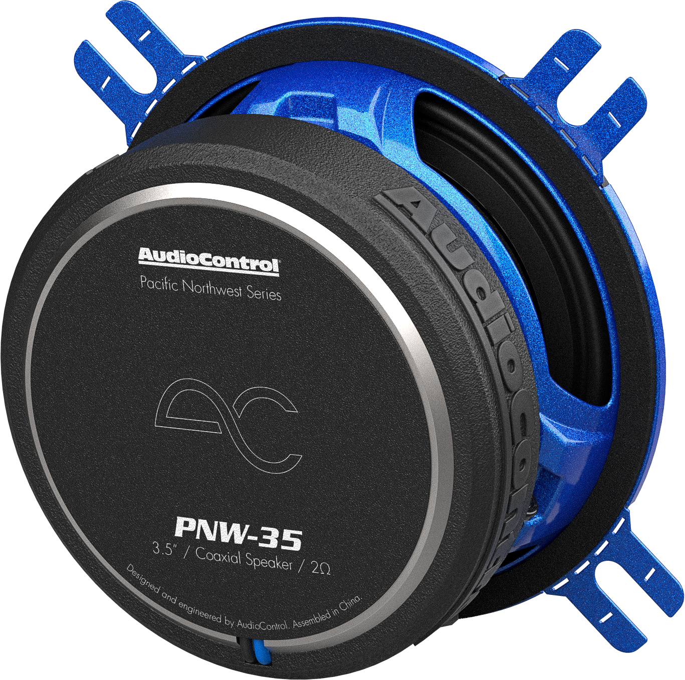 AudioControl PNW Series Car Speakers, 3.5" Coaxial High-Fidelity, 25 Watt RMS/50 Watt Max, 2 Ohm (Pair)