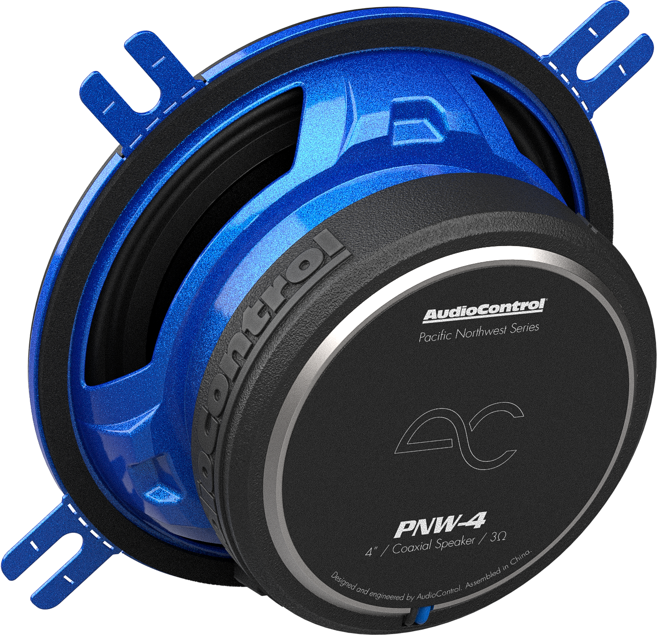 AudioControl PNW Series Car Speakers, 4" Coaxial High-Fidelity, 50 Watt RMS/75 Watt Max, 3 Ohm (Pair)