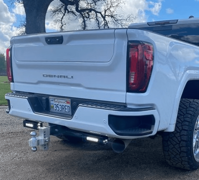 Race Sport Chevy Silverado/GMC Sierra (2020 - 24) 2500 3500 Hitch Bar Reverse 7in LED Flood Lights Street Series