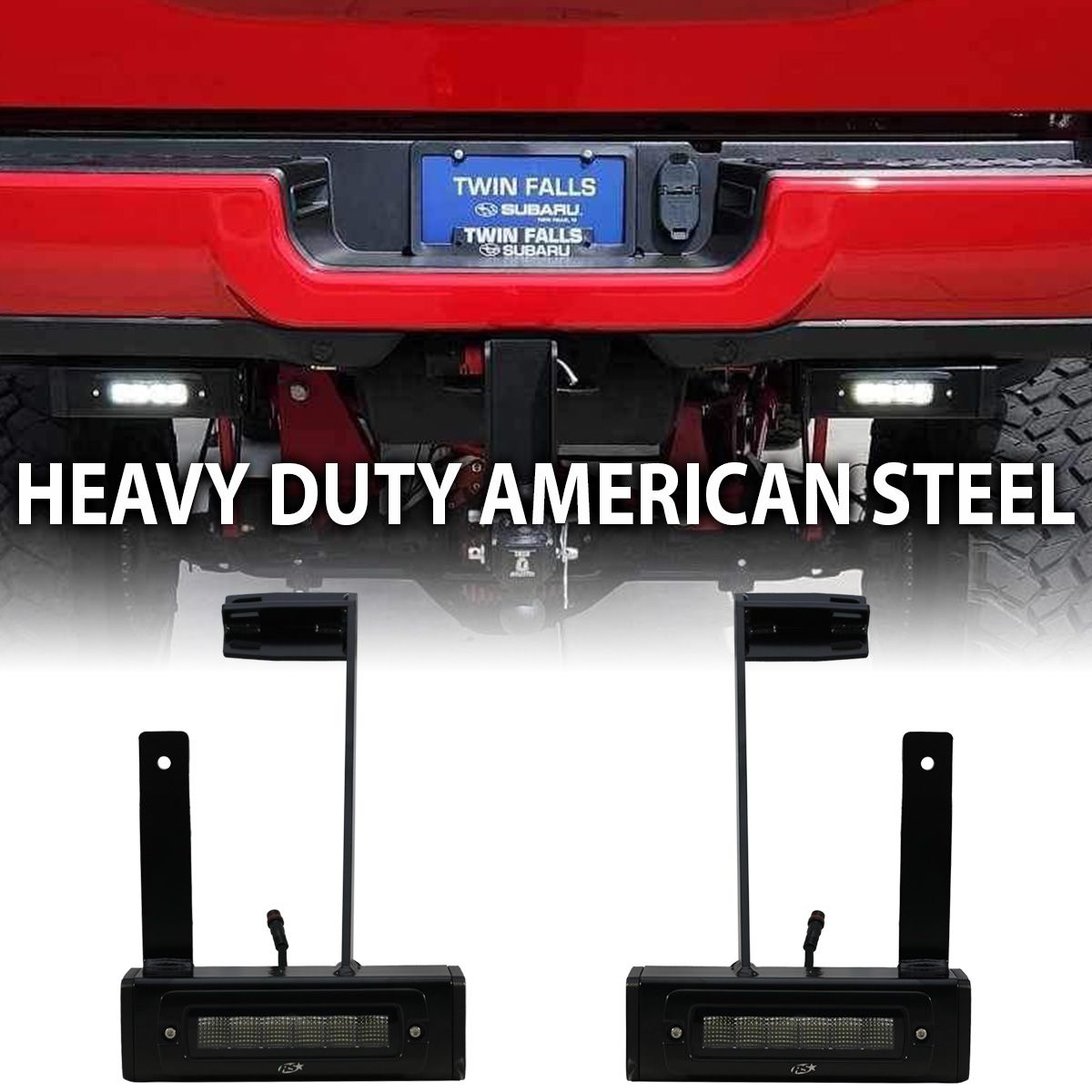 Race Sport Dodge RAM (2019 - 2024) 2500 Hitch Bar Reverse 7in LED Flood Lights