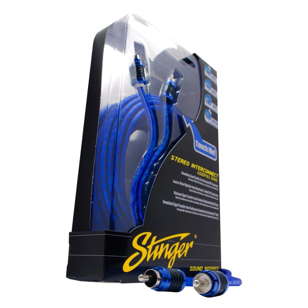 Stinger 17FT 6000 Series 4 - Channel Hyper - Flex RCA Interconnect