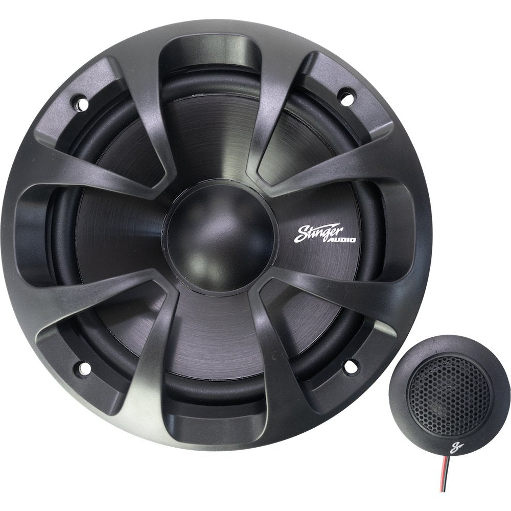 Stinger Audio HC Speaker Bundle with 6.5" Component Front & 6.5" Coaxial Rear Speakers