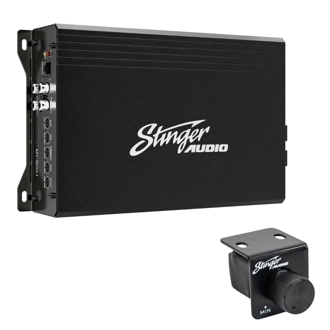 Stinger Audio MT - 1500.1 Amplifier Bundle with 12" Subwoofer & Wiring Kit