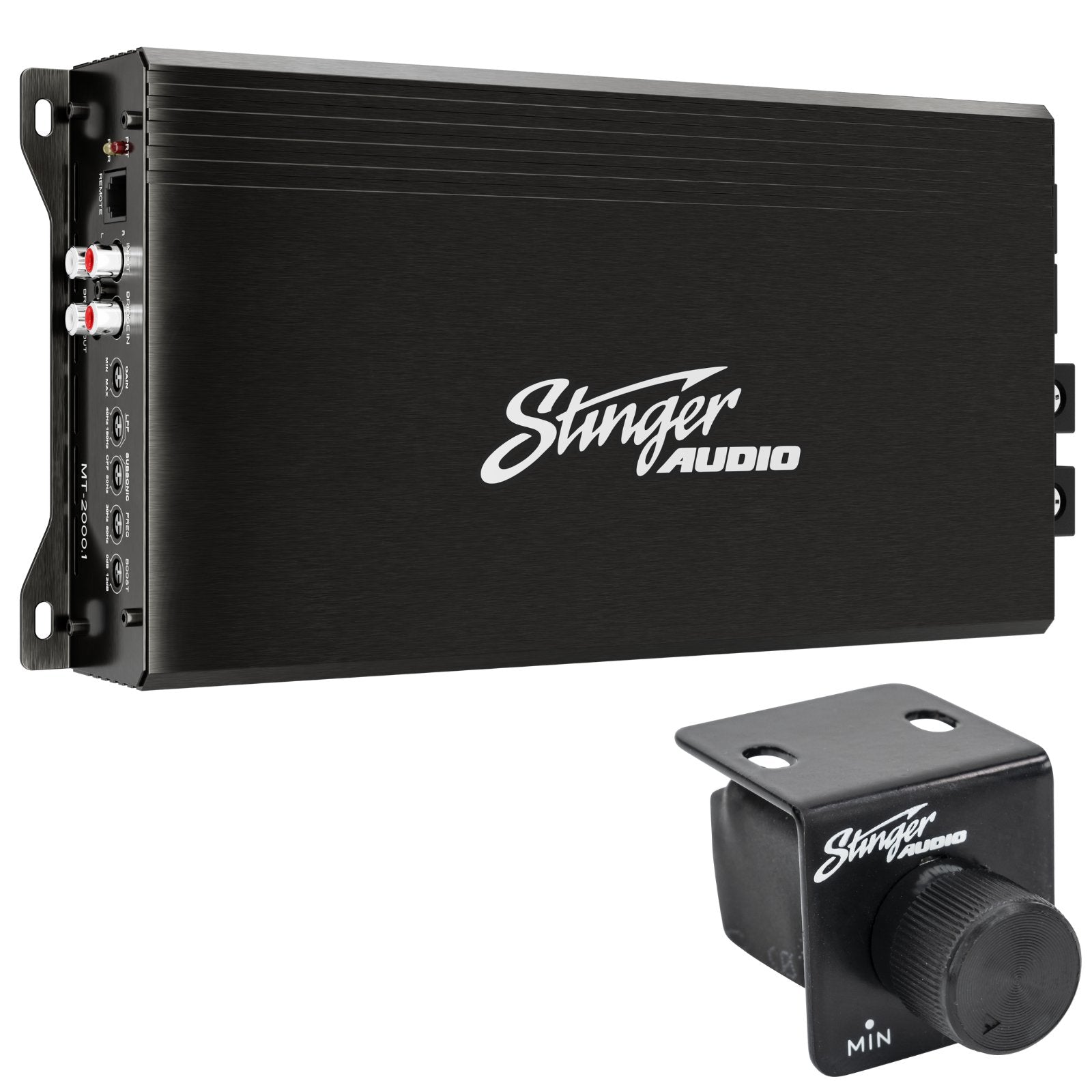 Stinger Audio MT - 2000.1 Amplifier Bundle with 12" Subwoofer Pair & Wiring Kit