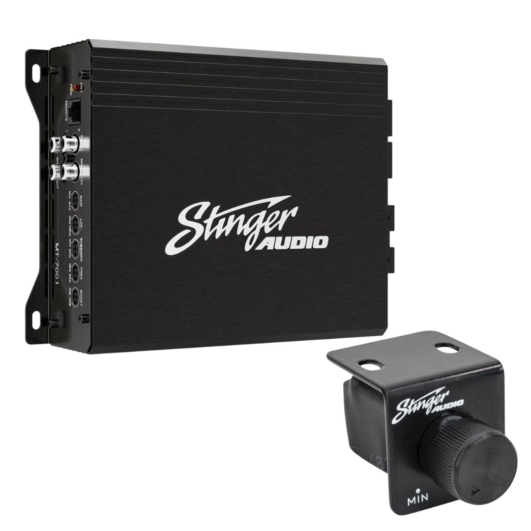 Stinger Audio MT - 700.1 Amplifier Bundle with 10" Subwoofer & Wiring Kit