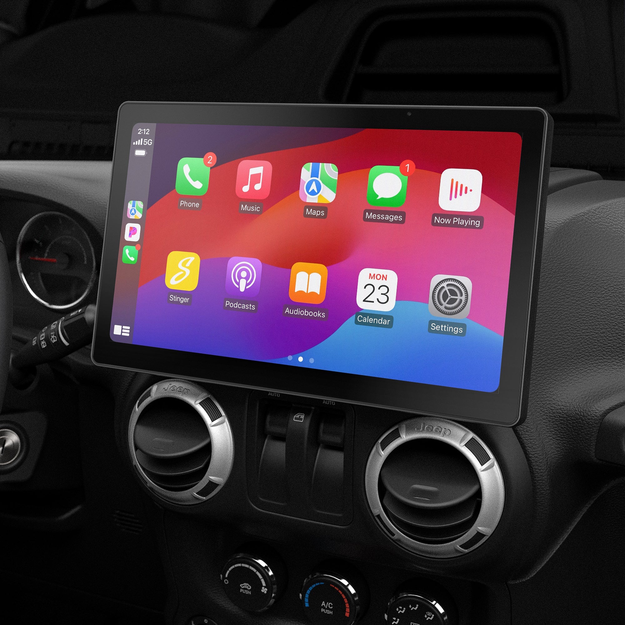 Stinger HORIZON12 Universal 12.8-inch Car Infotainment Radio