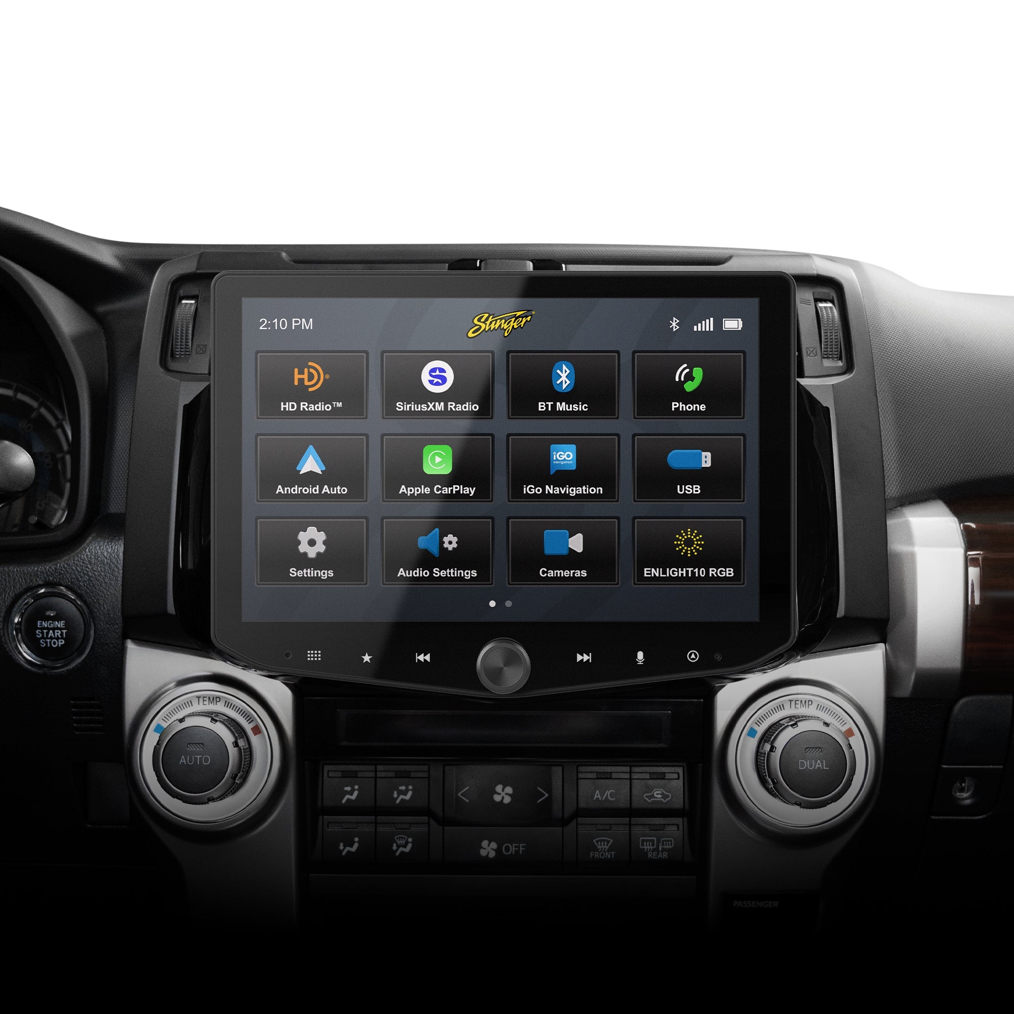 Toyota 4Runner (2010 - 2024) HORIZON10 10" Plug - and - Play Radio Kit