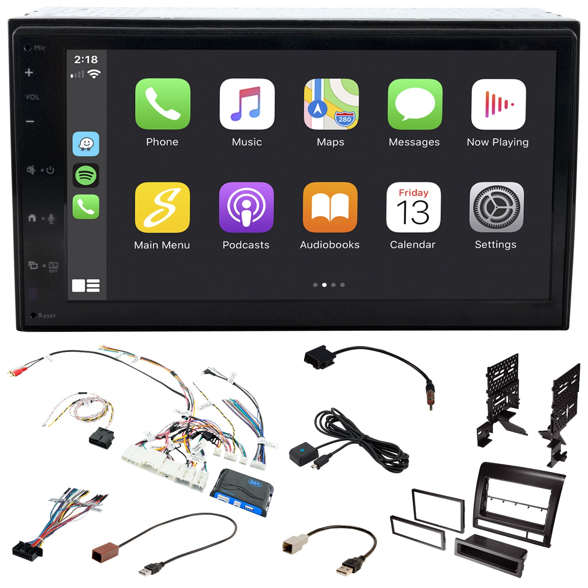 Toyota Tacoma (2012 - 2015) Grundig 6.8" Double DIN Radio Kit | New Model