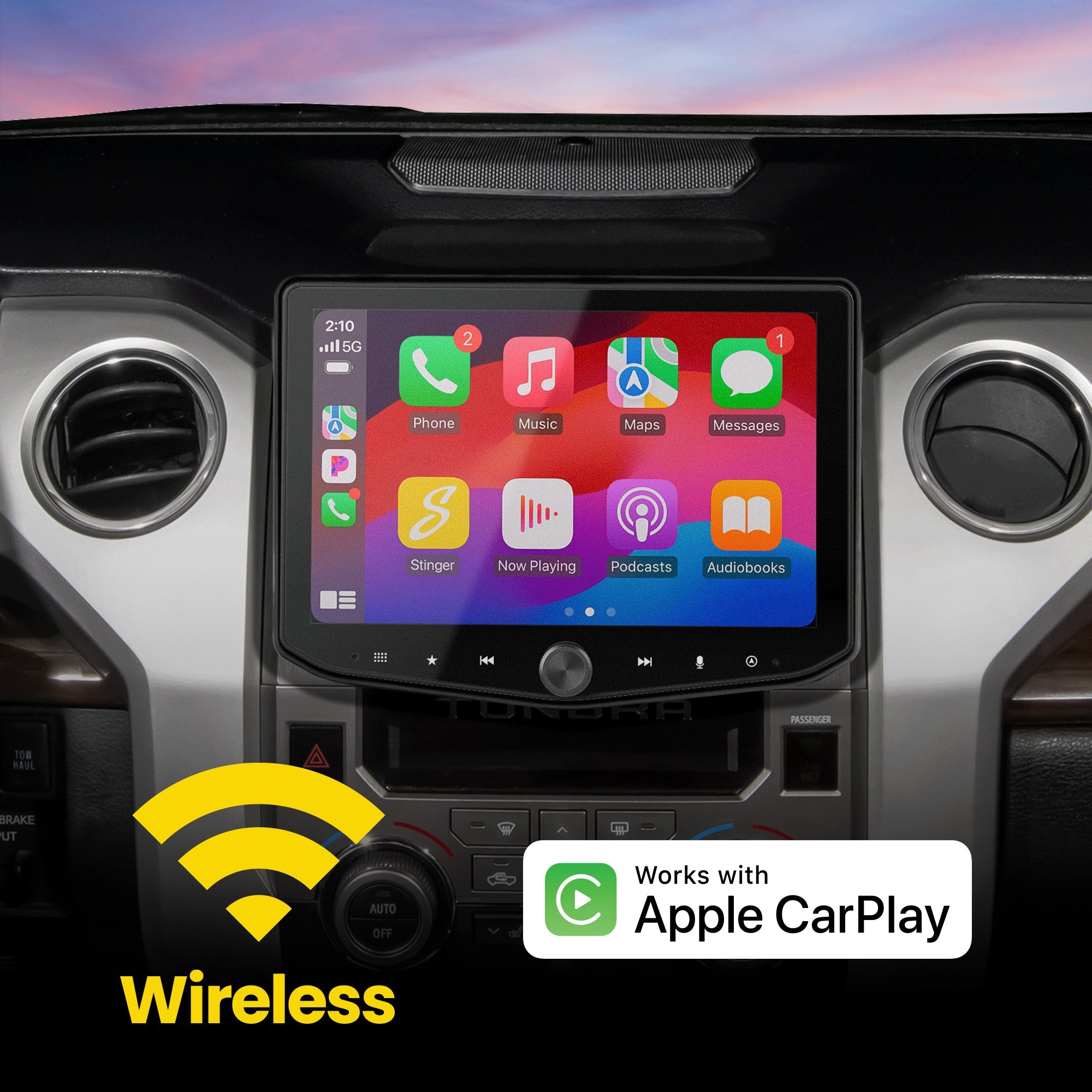 NEW HORIZON【CD＋2DVD】 Toyota Tundra (2014-21) HORIZON10 10-in Radio Kit, Plug & Play