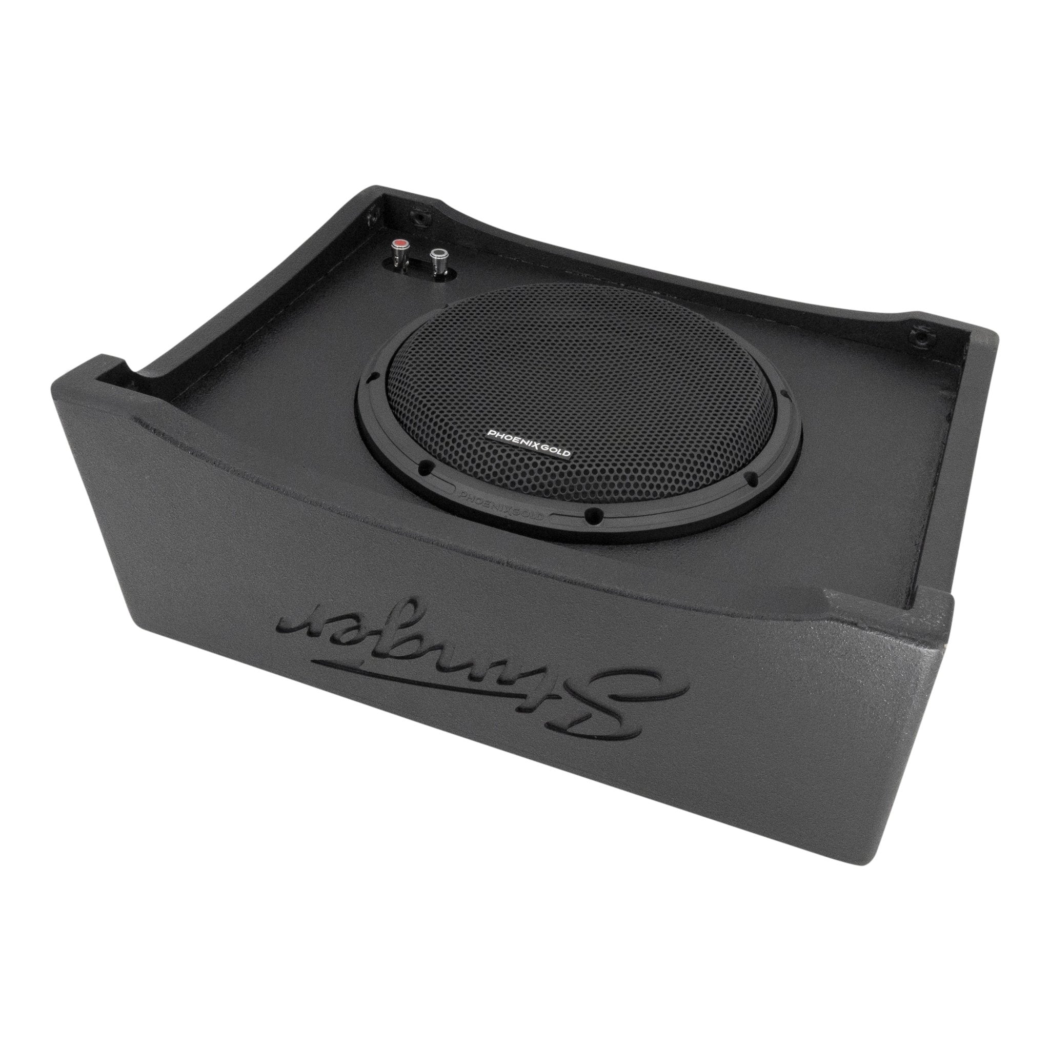 10" 400 Watt (RMS) Under-Seat Loaded Ported Subwoofer Enclosure Bass Package for Chevy, GMC, Ford, & Toyota Trucks