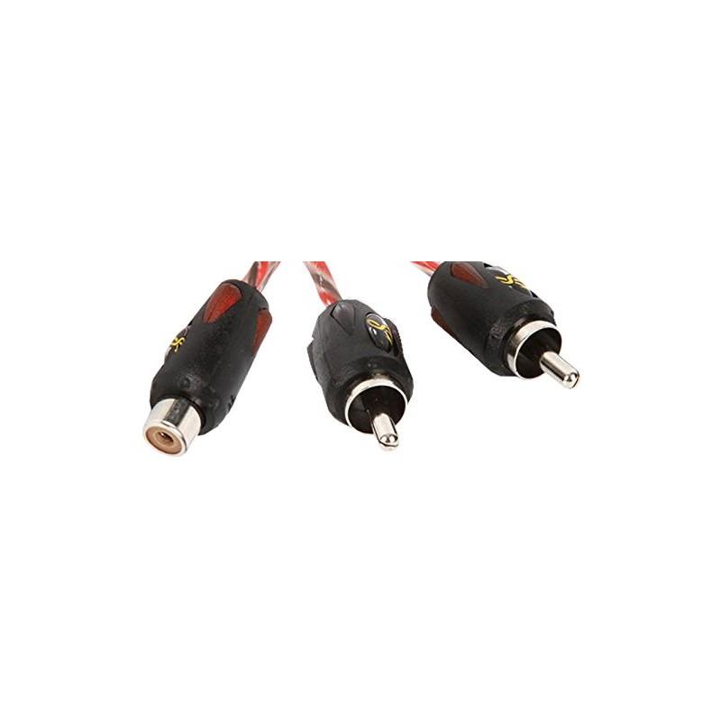 4000: 2-MALE AND 1-FEMALE Y ADAPTER TWISTED PAIR INTERCONNECT