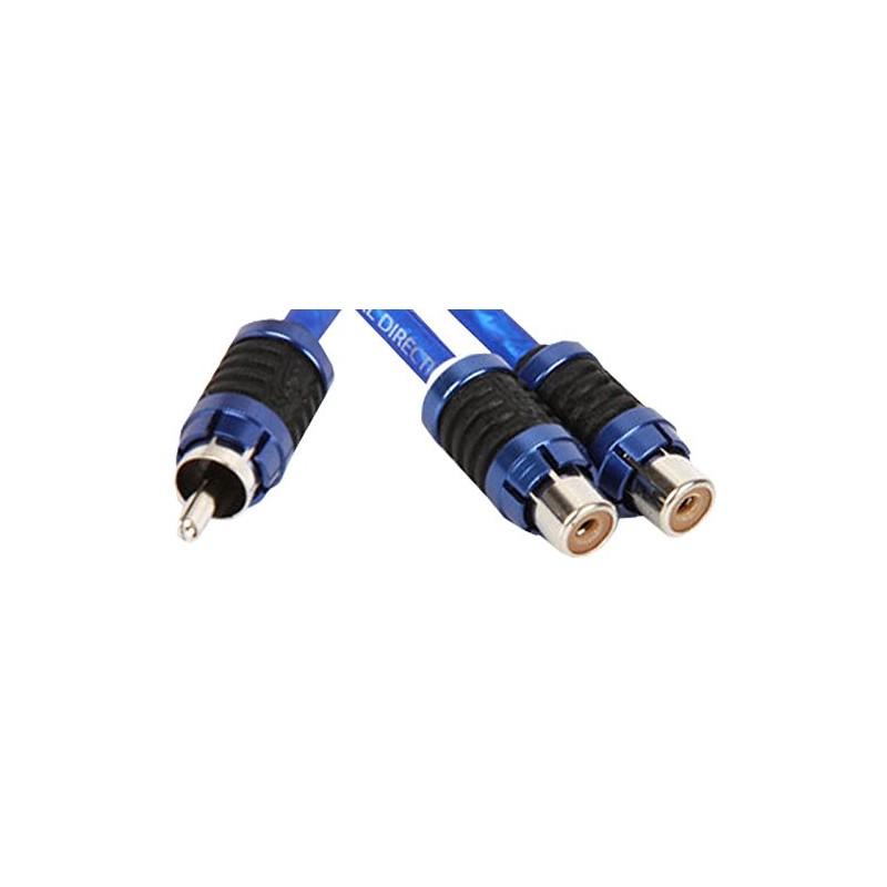 6000: 2-FEMALE TO 1-MALE Y-ADAPTER INTERCONNECT