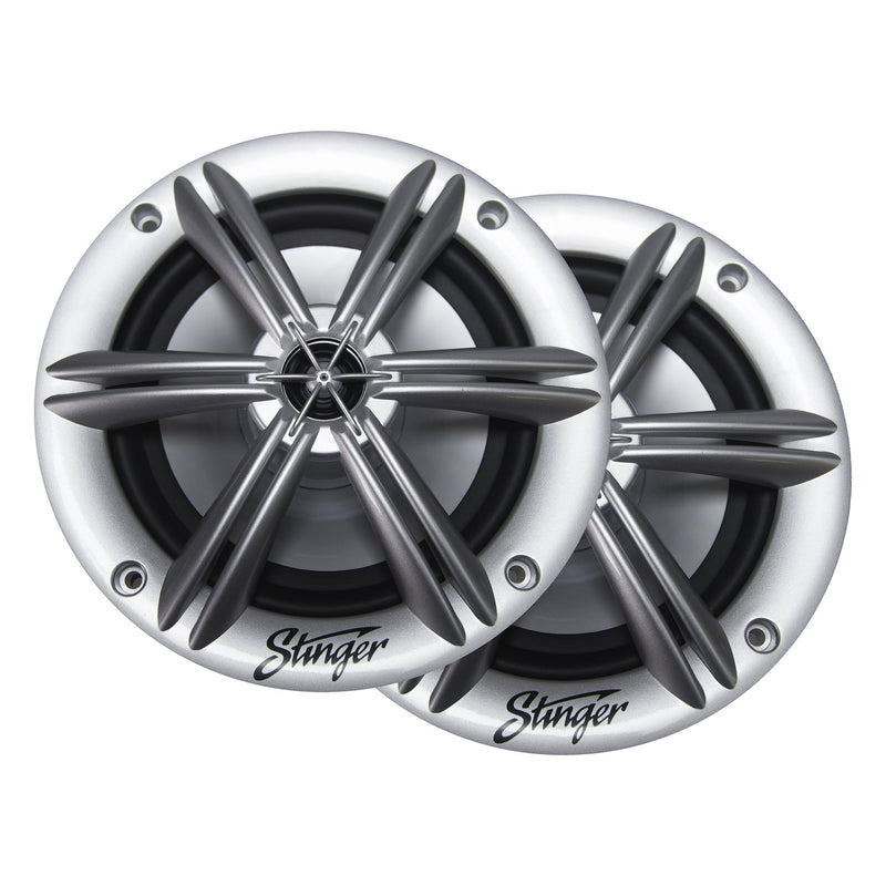6.5” SILVER COAXIAL POWERSPORTS/OFF-ROAD SPEAKERS