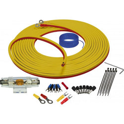 MARINE COMPLIANT WIRING KIT WITH DUAL SIAMESE POWER/GROUND WIRE 8GA 7 METER