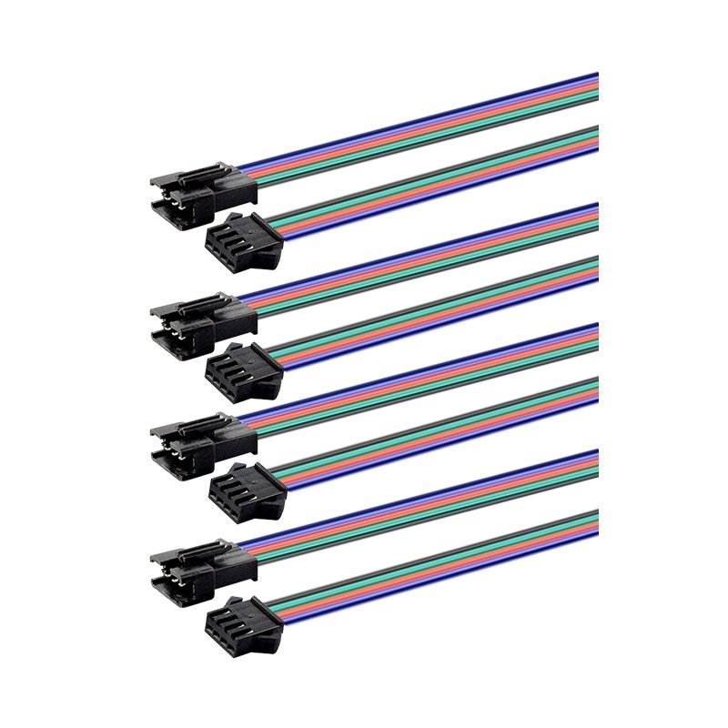 RGB SOLDER CONNECTORS- 8 PACK (4M/4F)
