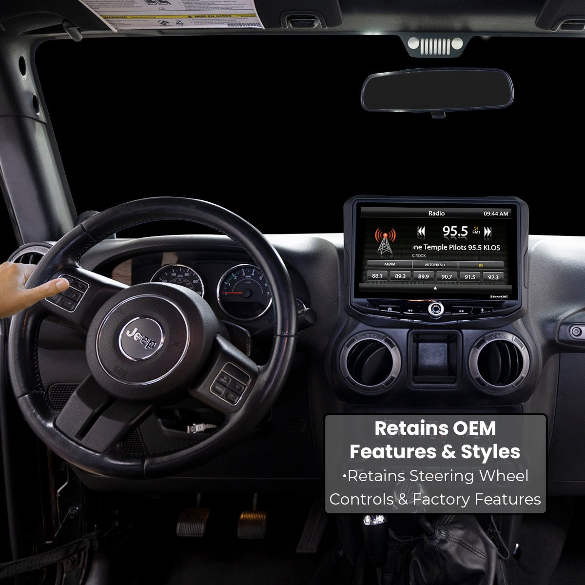 Jeep wrangler jk on sale dash kit